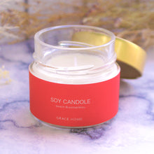 画像をギャラリービューアに読み込む, アロマキャンドル ピーチ 金木犀の香り【ソイキャンドル】