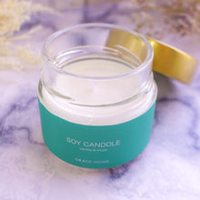 画像をギャラリービューアに読み込む, アロマキャンドル バニラとムスクの香り 【ソイキャンドル】