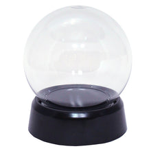 画像をギャラリービューアに読み込む, パウダー付き スノードーム(ねじ式) 手作りキットブラック