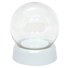 画像をギャラリービューアに読み込む, パウダー付き スノードーム(ねじ式) 手作りキット ホワイト