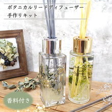 画像をギャラリービューアに読み込む, ボタニカルリードディフューザー 手作りキット 2本セット ナチュラル