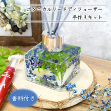 画像をギャラリービューアに読み込む, ボタニカルリードディフューザー 手作りキット ブルー