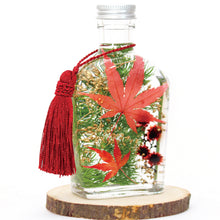 画像をギャラリービューアに読み込む, もみじ ハーバリウム 手作りキット ウイスキー瓶