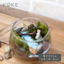 画像をギャラリービューアに読み込む, 苔テラリウムキット カワウソの防水フィギュア付きキット